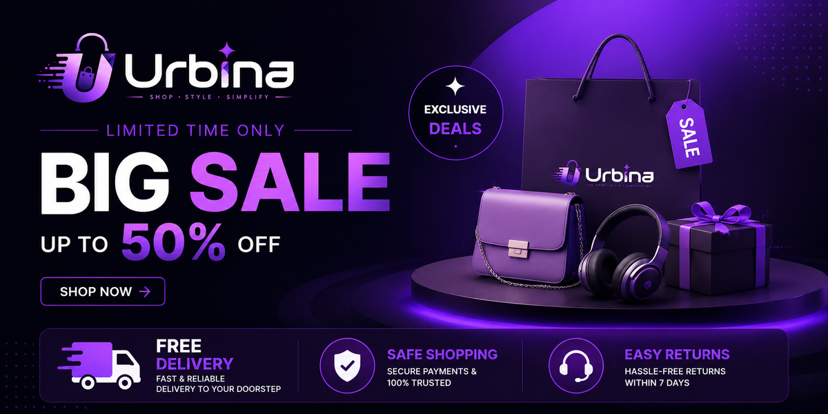 Urbina store homepage